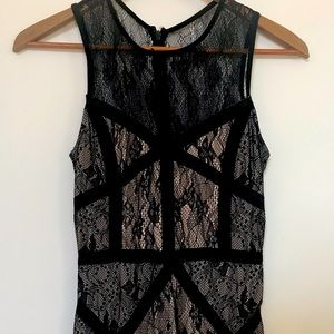 Sleeveless Black Lace Dress 4/$15 💕